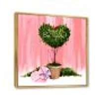 Toile « Heart Shaped Valentine House Plant