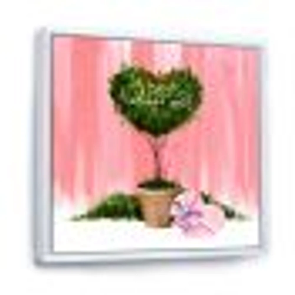 Toile « Heart Shaped Valentine House Plant