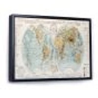 Ancient Map of The World II Wall Art