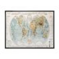 Ancient Map of The World II Wall Art