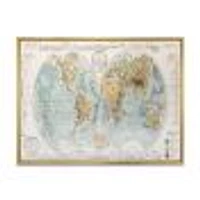 Ancient Map of The World II Wall Art