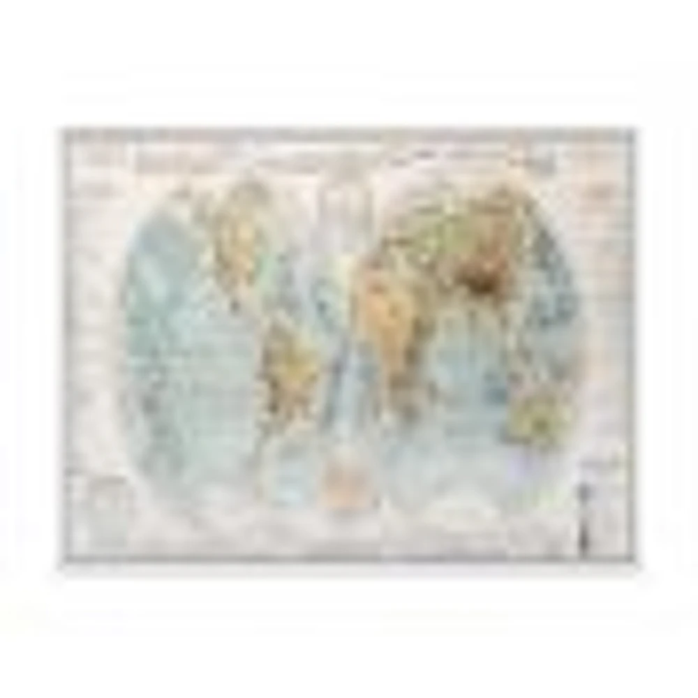 Ancient Map of The World II Wall Art