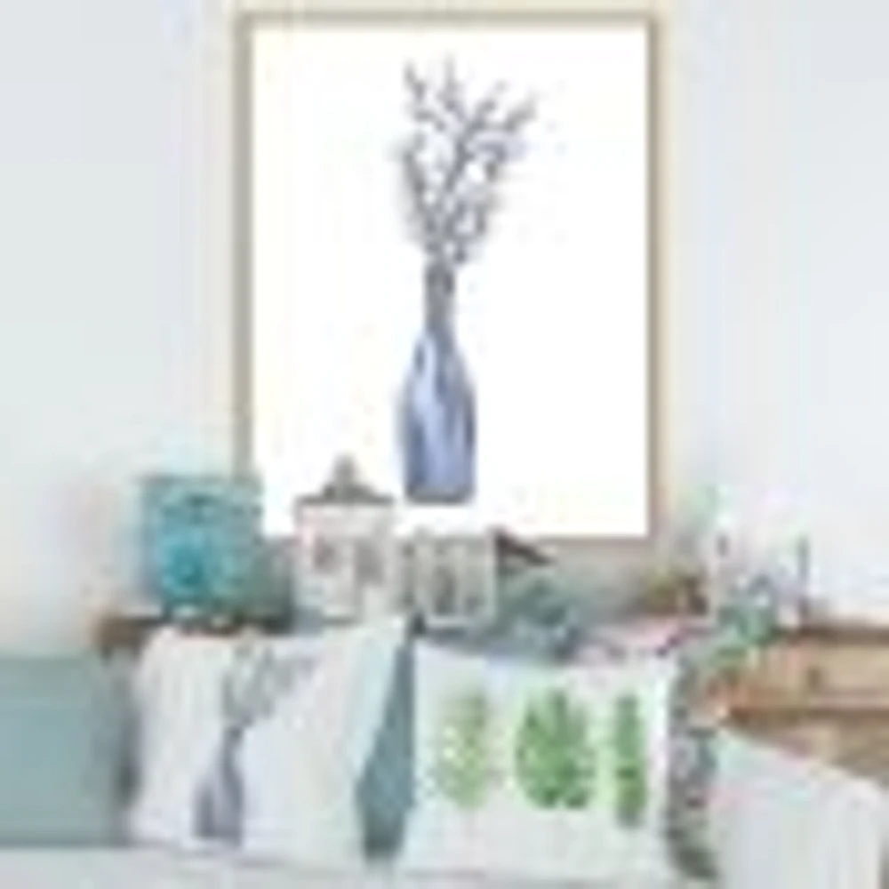 Bunch of Blue Willow Twigs II  Wall Art