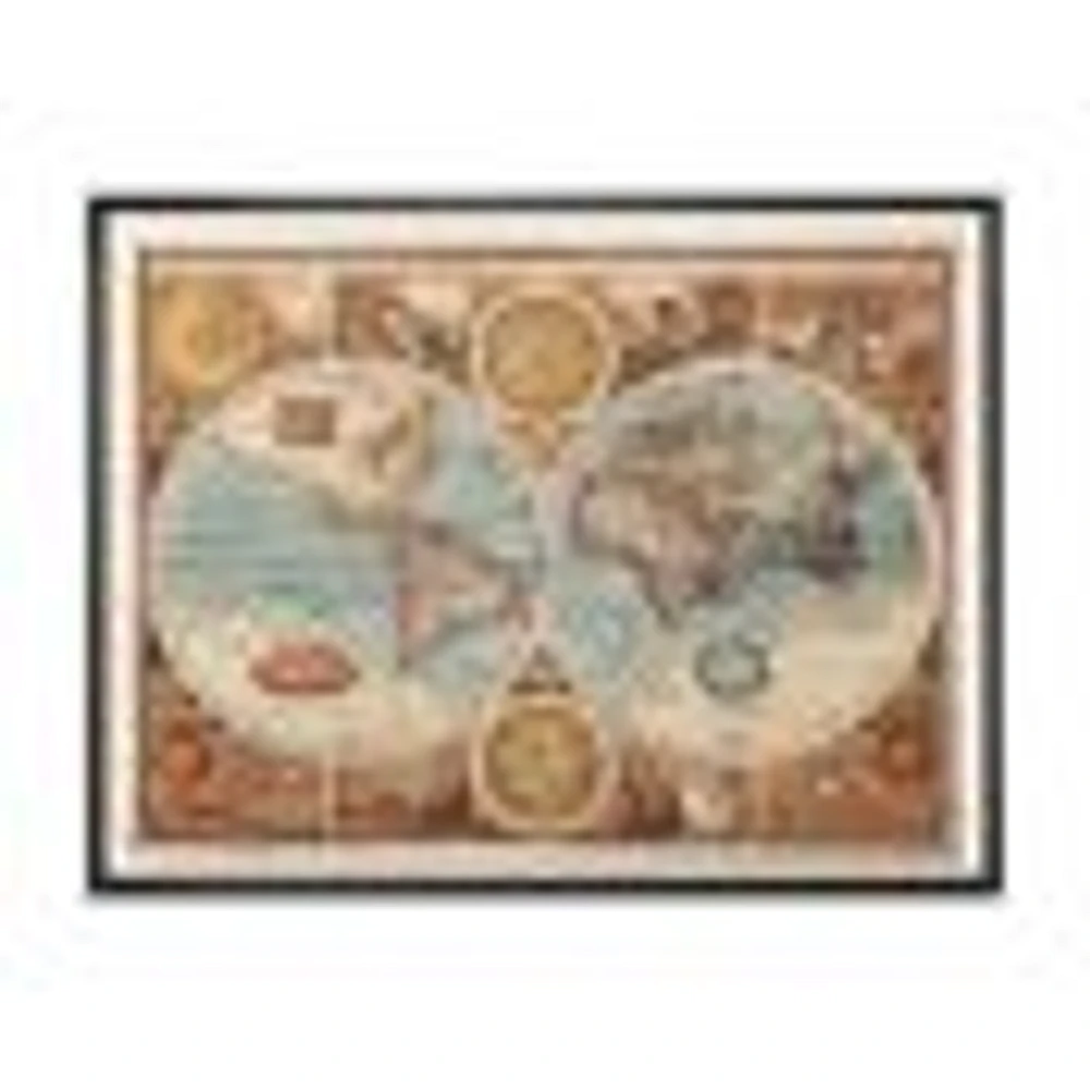 Ancient Map of The World VIII Wall Art