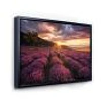 Sunrise & Dramatic Clouds Over Lavender Field IV  Wall Art