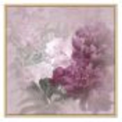 Vintage Purple and Pink Flowers II  Wall Art