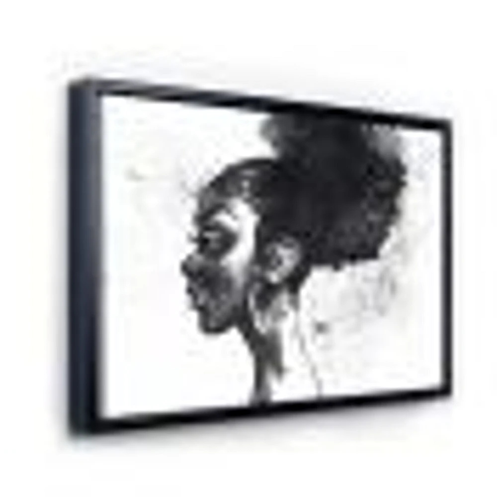 Monochrome Portrait of African American Woman I  Wall Art