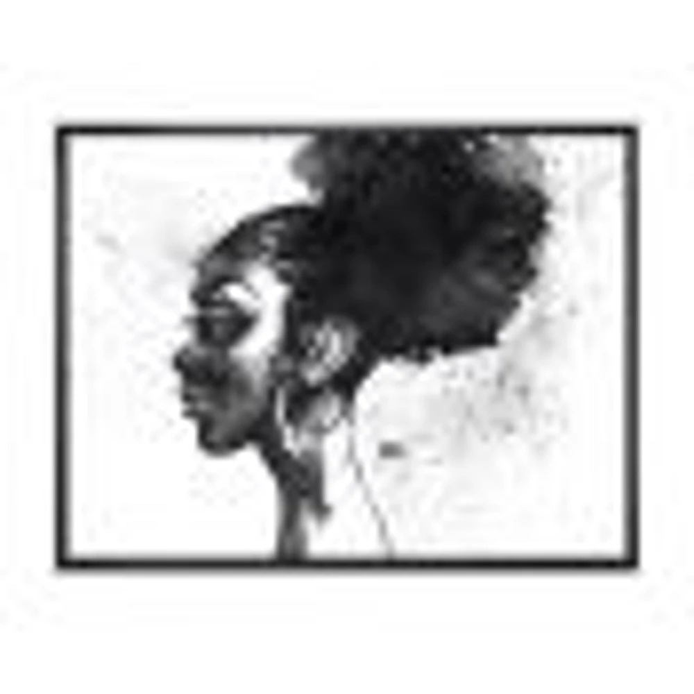 Monochrome Portrait of African American Woman I  Wall Art