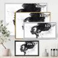 Monochrome Portrait of African American Woman I  Wall Art