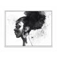 Monochrome Portrait of African American Woman I  Wall Art