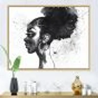 Monochrome Portrait of African American Woman I  Wall Art