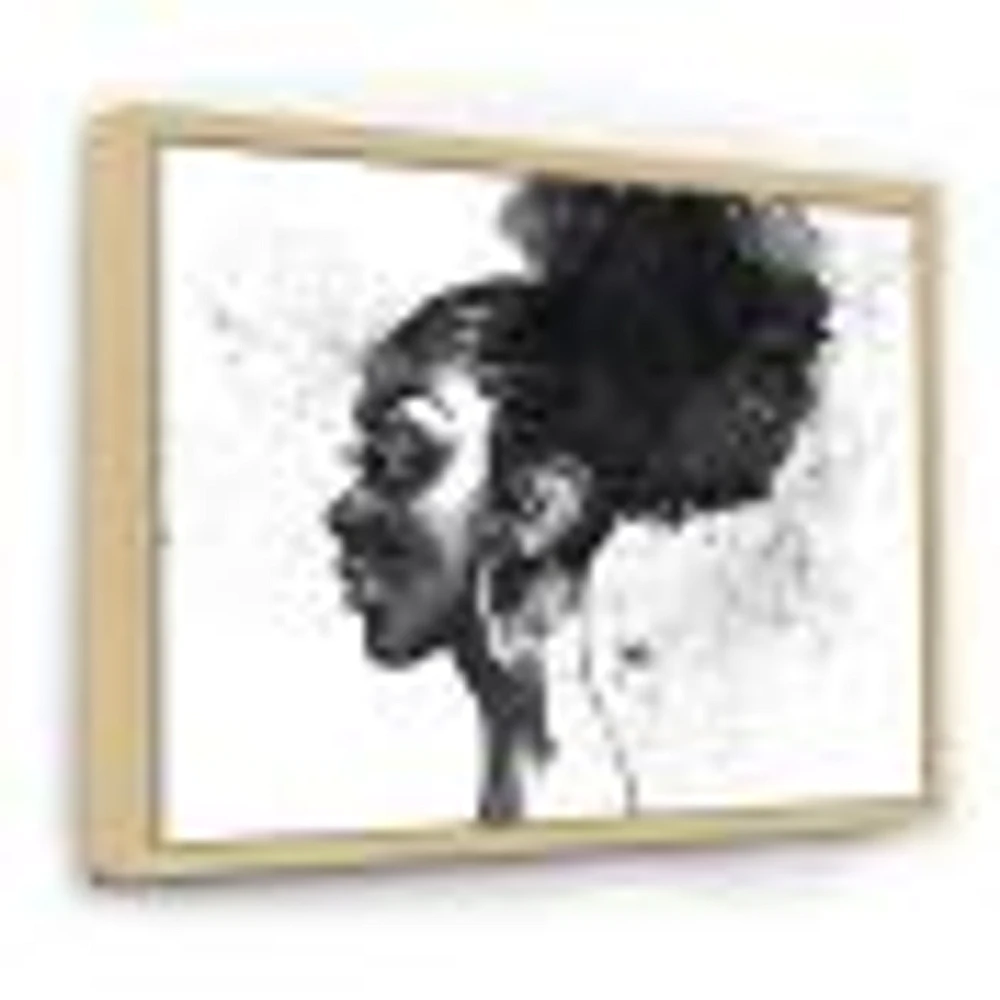 Monochrome Portrait of African American Woman I  Wall Art