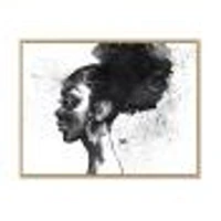 Monochrome Portrait of African American Woman I  Wall Art