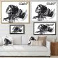 Monochrome Portrait of African American Woman IV  Wall Art