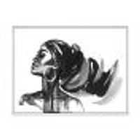 Monochrome Portrait of African American Woman IV  Wall Art