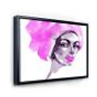 Afro American Woman Fashion Portrait  Wall Art