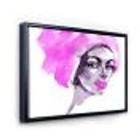 Afro American Woman Fashion Portrait  Wall Art