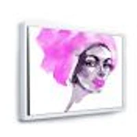 Afro American Woman Fashion Portrait  Wall Art