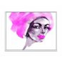 Afro American Woman Fashion Portrait  Wall Art