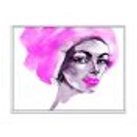 Toile « Afro American Woman Fashion Portrait