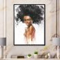 Portrait of African American Woman VII  Wall Art