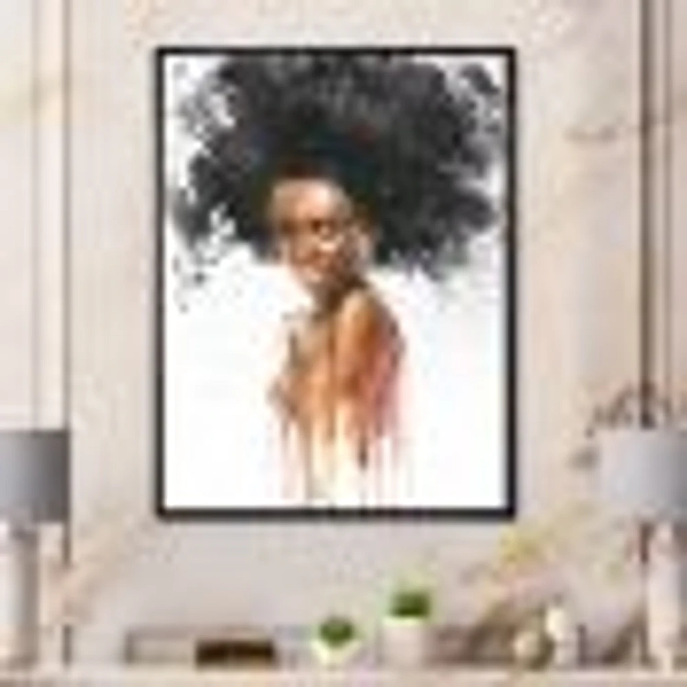 Portrait of African American Woman VII  Wall Art