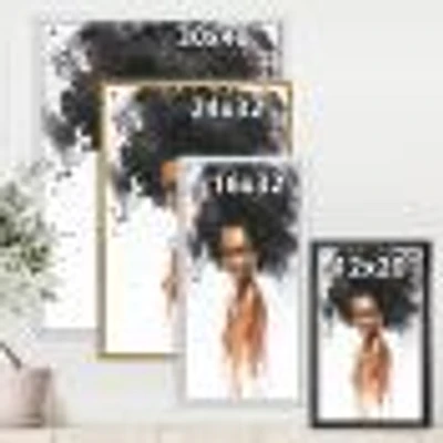 Toile « Portrait of African American Woman VII »