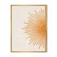 Toile imprimée « Orange Sun Print I »