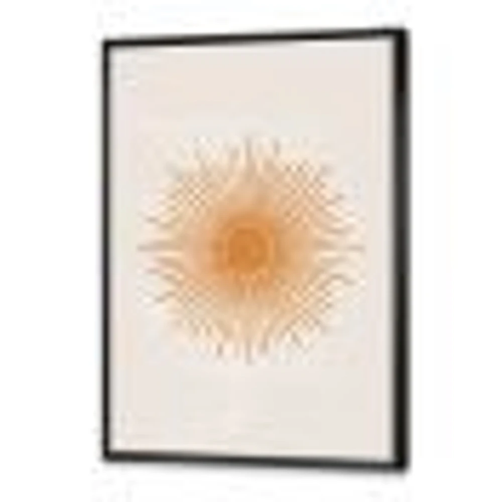 Orange Sun Print II  Wall Art