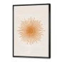 Orange Sun Print II  Wall Art