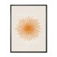 Orange Sun Print II  Wall Art