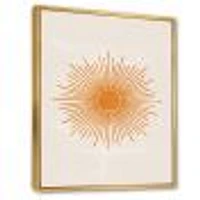 Orange Sun Print II  Wall Art