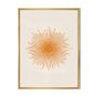 Toile « Orange Sun Print II »