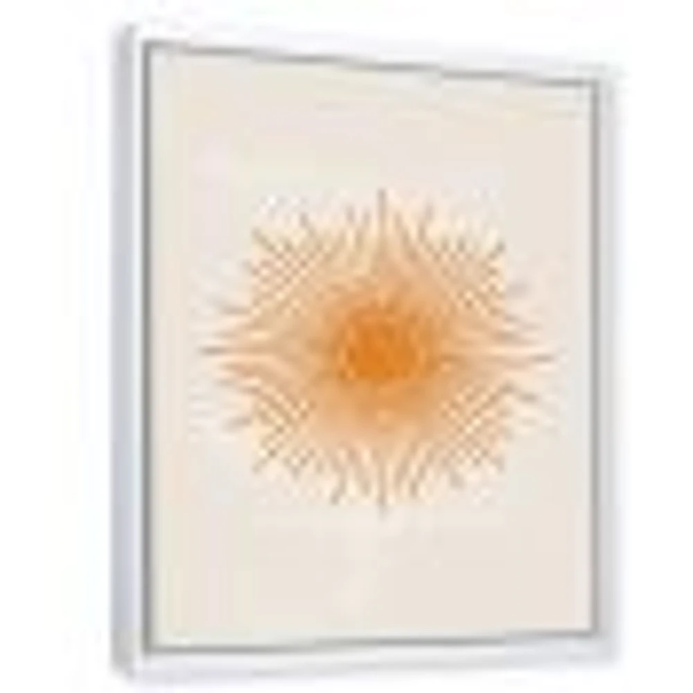 Orange Sun Print II  Wall Art