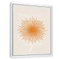 Orange Sun Print II  Wall Art