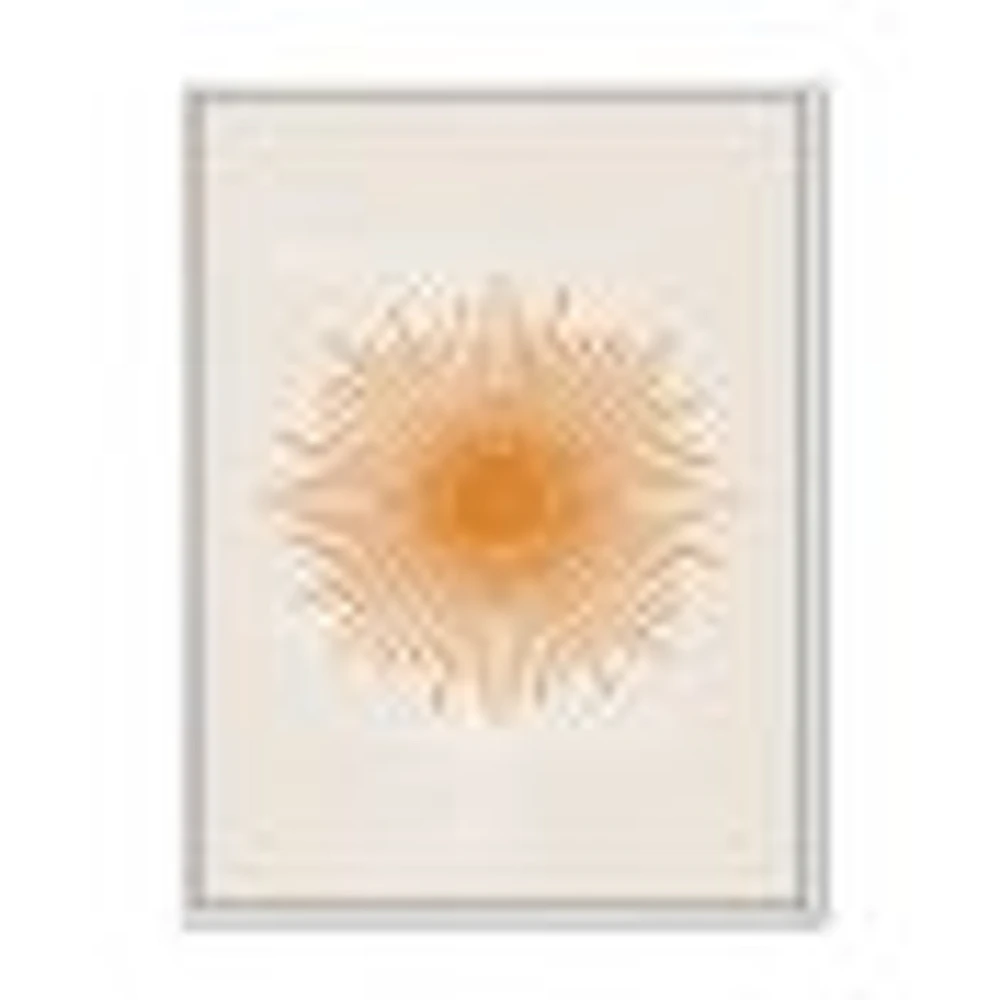 Orange Sun Print II  Wall Art