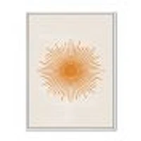 Orange Sun Print II  Wall Art