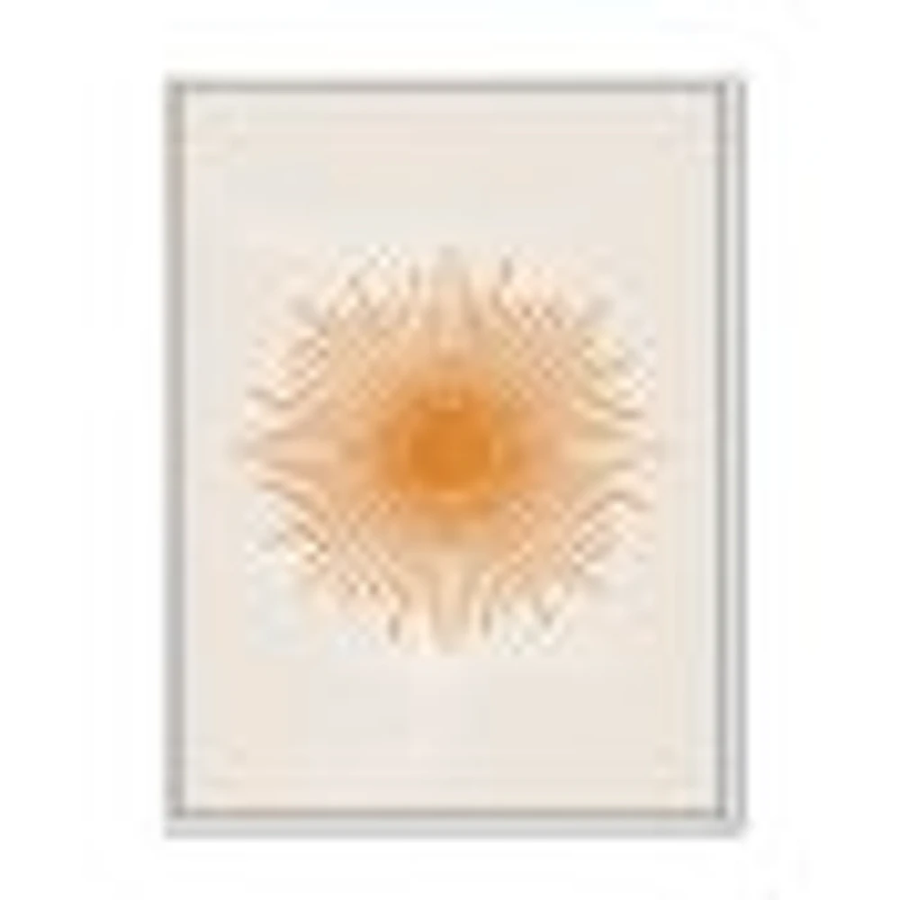 Toile « Orange Sun Print II »