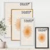 Orange Sun Print II  Wall Art