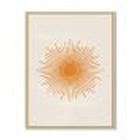 Orange Sun Print II  Wall Art