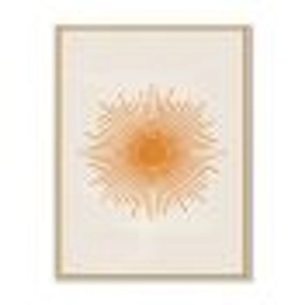 Toile « Orange Sun Print II »