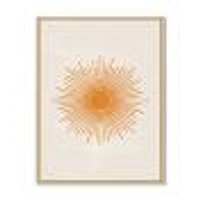 Toile « Orange Sun Print II »