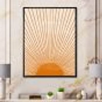 Toile « Orange Sun Print III »