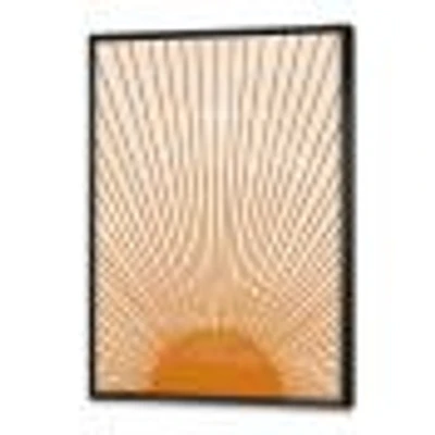 Orange Sun Print III  Wall Art