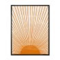 Toile « Orange Sun Print III »