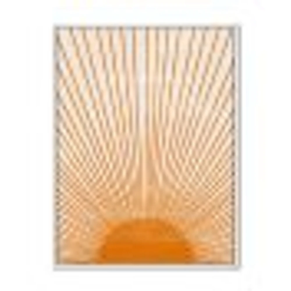 Toile « Orange Sun Print III »