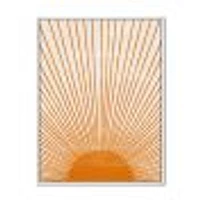 Toile « Orange Sun Print III »