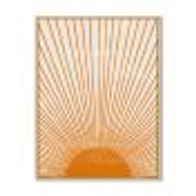 Orange Sun Print III  Wall Art