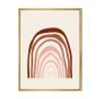 Terracotta Minimalist Boho Rainbow I  Wall Art