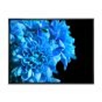 Detail of Blue Flowers on Black I  Wall Art